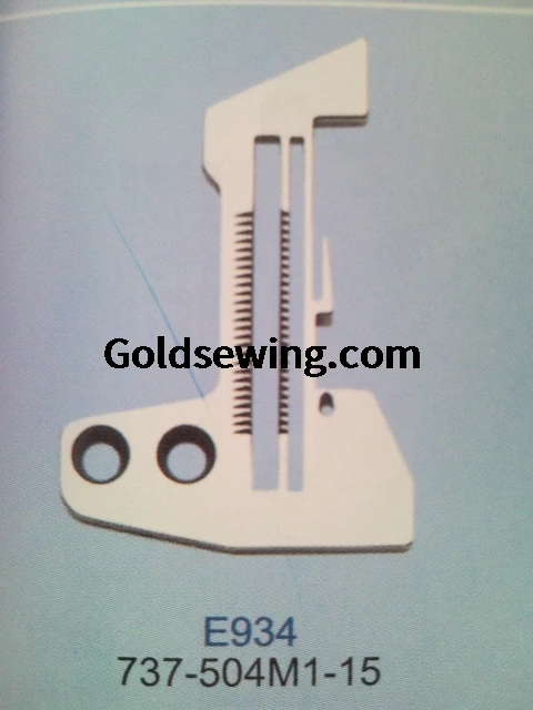 1 шт. E934 игольная пластина железная для Siruba 737 плотная трехниточная промышленная