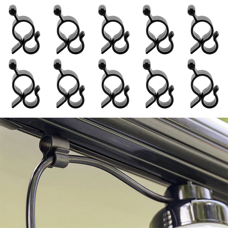 10 шт. зажимы для кемпингового тента караван кемпер гирлянда веревочный