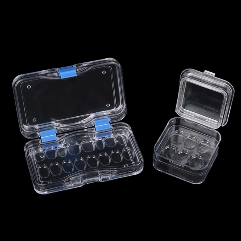 

6/16 Grids Dentistry Tooth Box with Film Denture box Veneers Storage Materials Aesthetic Dentist for Dental Technician Tools