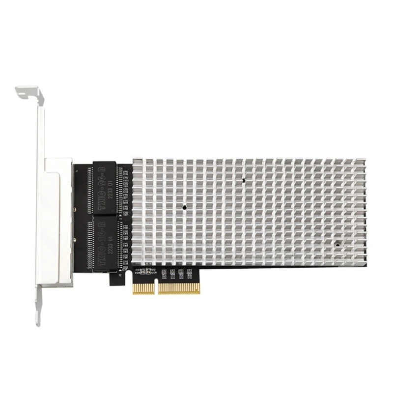 

2,5 гигабитный 4 порта PCIE 4x карта PCI-Express до 10/100/1000M/2500M Ethernet Lan 2500 Мбит/с ASM1812 настольный компьютер