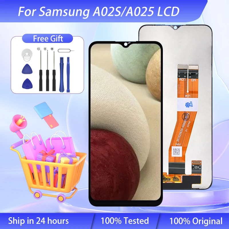 

Wholesale A02S Display For Samsung Galaxy A025 LCD Touch Screen Digitizer Assembly A025M A025F/DS A025G/DS A025M With Frame