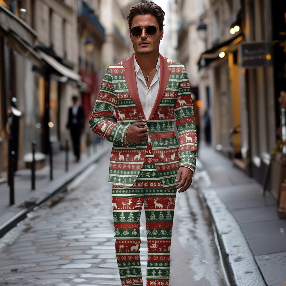 Мужские и женские облегающие костюмы в стиле ночного клуба рождественские