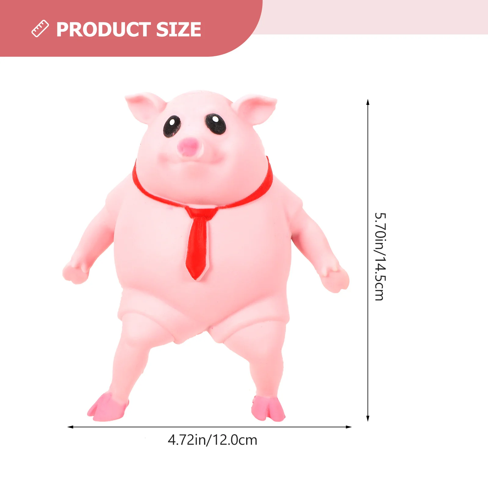 Squeeze Pink Pigs Antistress Toy Cute Squeeze Animals Lovely Piggy Doll Stress Relief Toy Decompression Toy Children Gifts images - 6