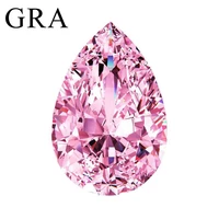 real pink vvs1 d color moissanite loose stones 0 5ct 5ct gemstone pass diamond tester with gra certificate for diy fine jewelry