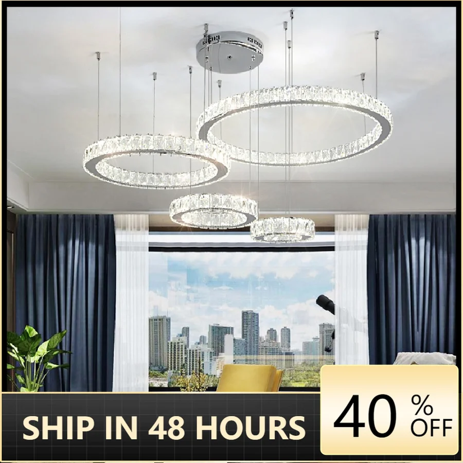 

New Led Chandeliers Lighting Nordic Chandelier Ceiling Hanging Lamp For Living room Bedroom Crystal Loft Lamp lustres de plafond