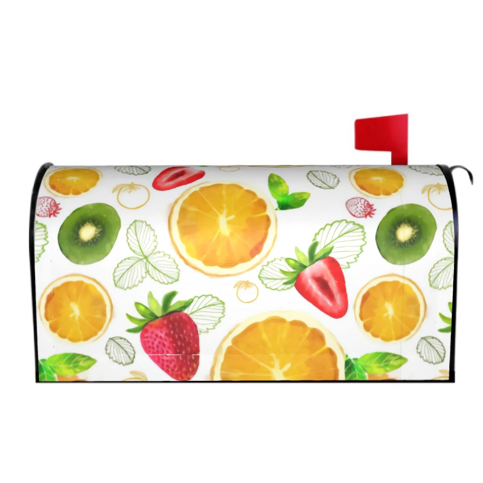 

Lemon Slice Mailbox Covers Magnetic Citric Strawberry Summer Farmhouse Decorative Mailboxes Wraps Post Letter Box Cover