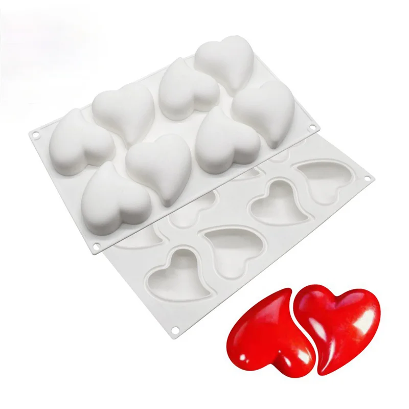 

Форма для Мусса в форме сердца на День святого Валентина, силиконовая форма для торта, инструменты для выпечки на годовщину вечеринки