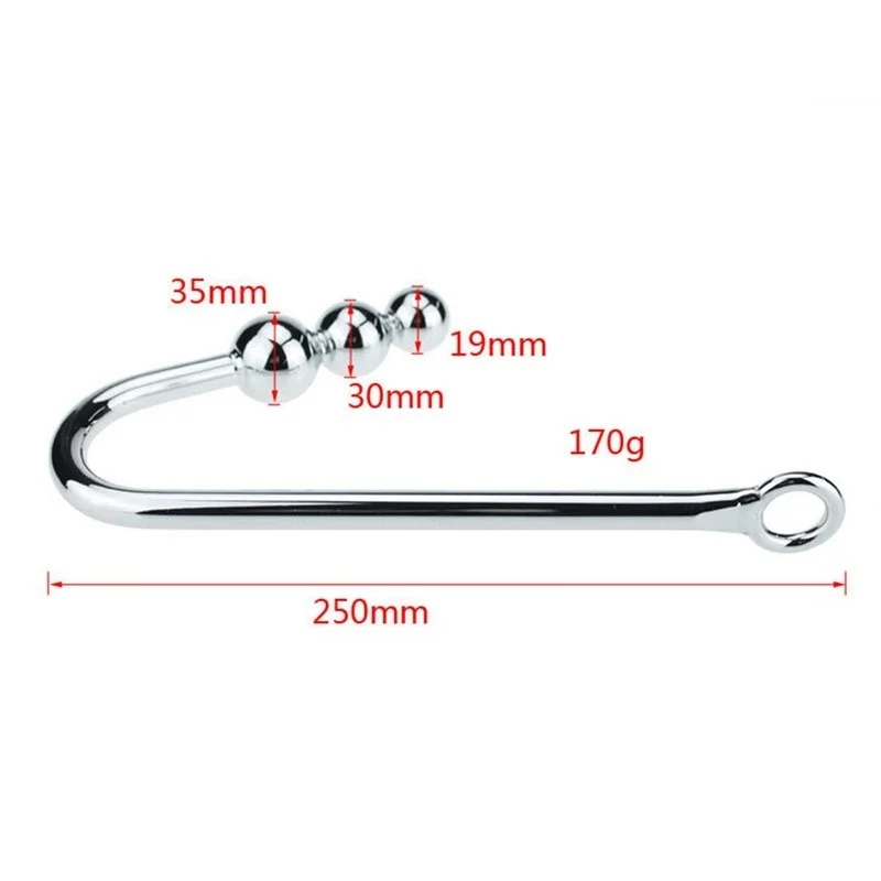 Анальная пробка Анальный крючок для массажа простаты секс-игрушки анальная из