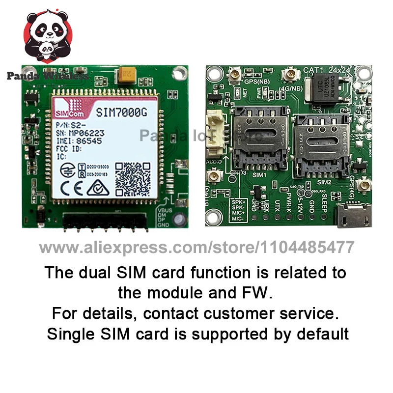Фото SIM7000G Core BOARD LPWA+NBIOT+CATM+GSM 23PIN B1/B2/B3/B4/B5/B8/B12/B13/B17/B18/B19/B20/B25/B26/B28/B39 с GPS-антенной FPC №5
