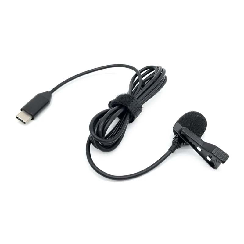 

Type-C Mini Lavalier Microphone Clip Lapel Mic for One RS