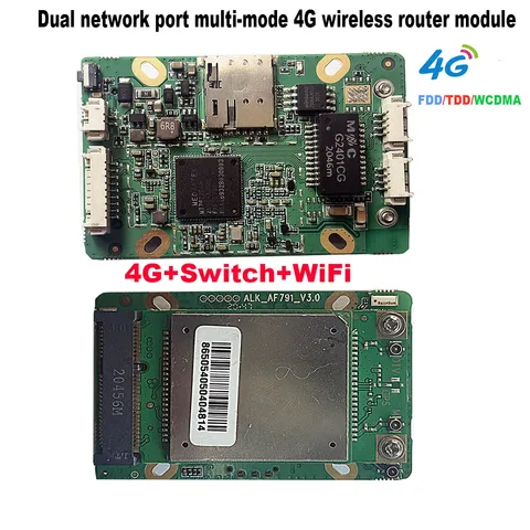 Беспроводной роутер 4G + WIFI moudle 2x LAN 2,4G wifi APN VPN IP-камера AP sim 4G