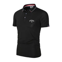 2022 spring summer mens golf shirts fashion casual short sleeve golf sportswear quick dry breathable polo t shirt tops