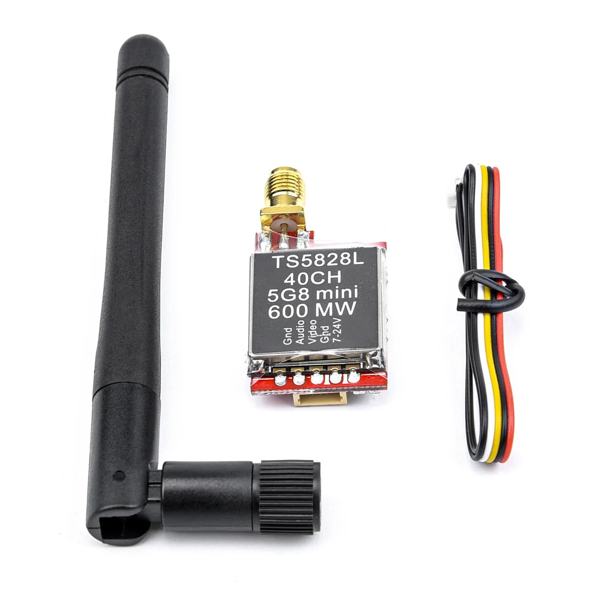 TS5828L 600 МВт 5 8 ГГц 40CH мини-передатчик FPV VTX светодиодный дисплей крошечные RC камера