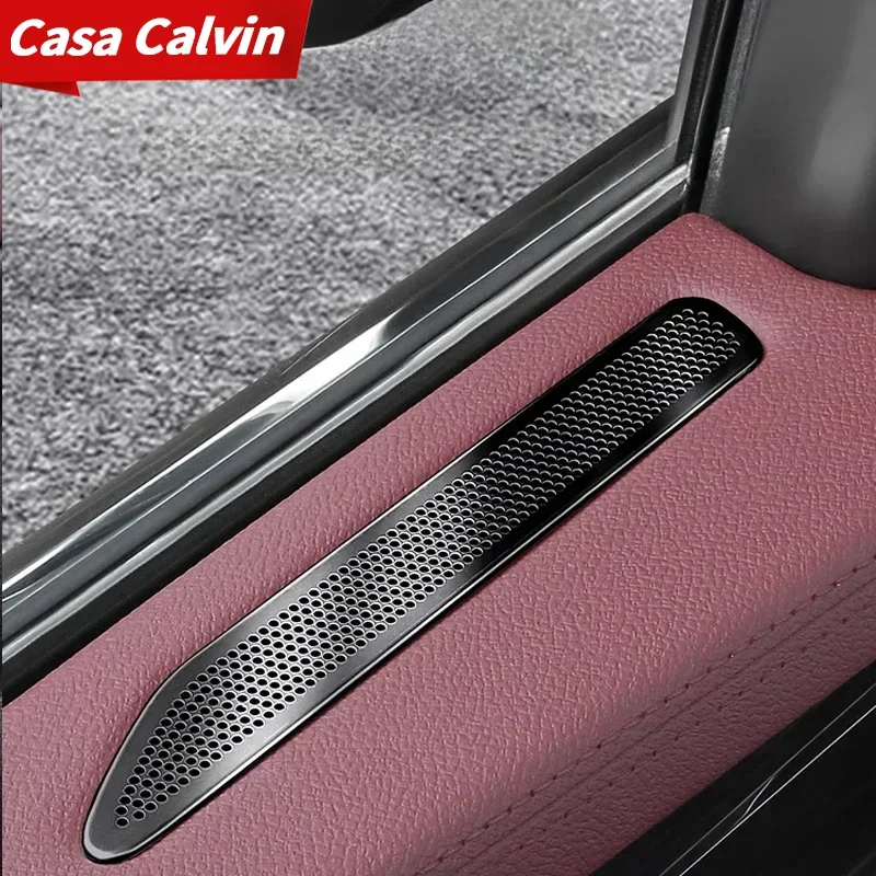 For GEELY Monjaro Xingyue L After 2023 Door Speaker Cover Central Control Instrument Panel Metal Audio Car Supplies