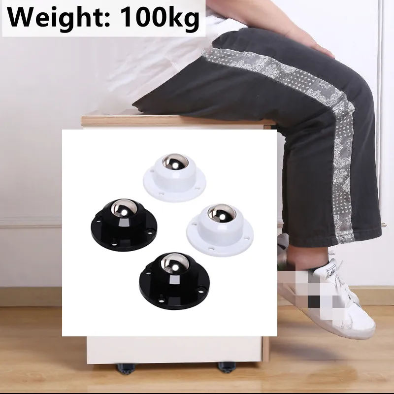 4 шт./партия самоклеящиеся ролики для мебели 360 °