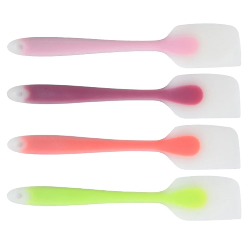 

4pcs Silicone Scraping Spatula Mixing Spatula Non-stick Baking Cooking Spatula