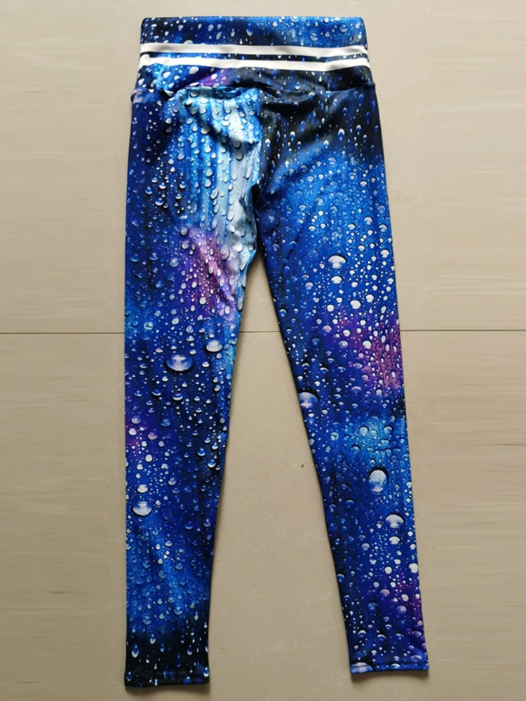 Fitness Outfits Yoga Pants Digital Printed Leggings Women Soft Workout Tights High Waisted Gym Wear Spandex Push Up Leggins
