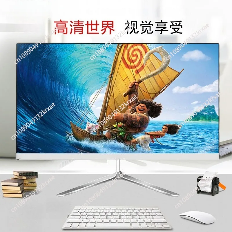 Фото Изогнутый дисплей 24/27 дюймов, 2K144HZ, бескаркасный 32 HD ЖК-монитор для настольного компьютера для игр №2