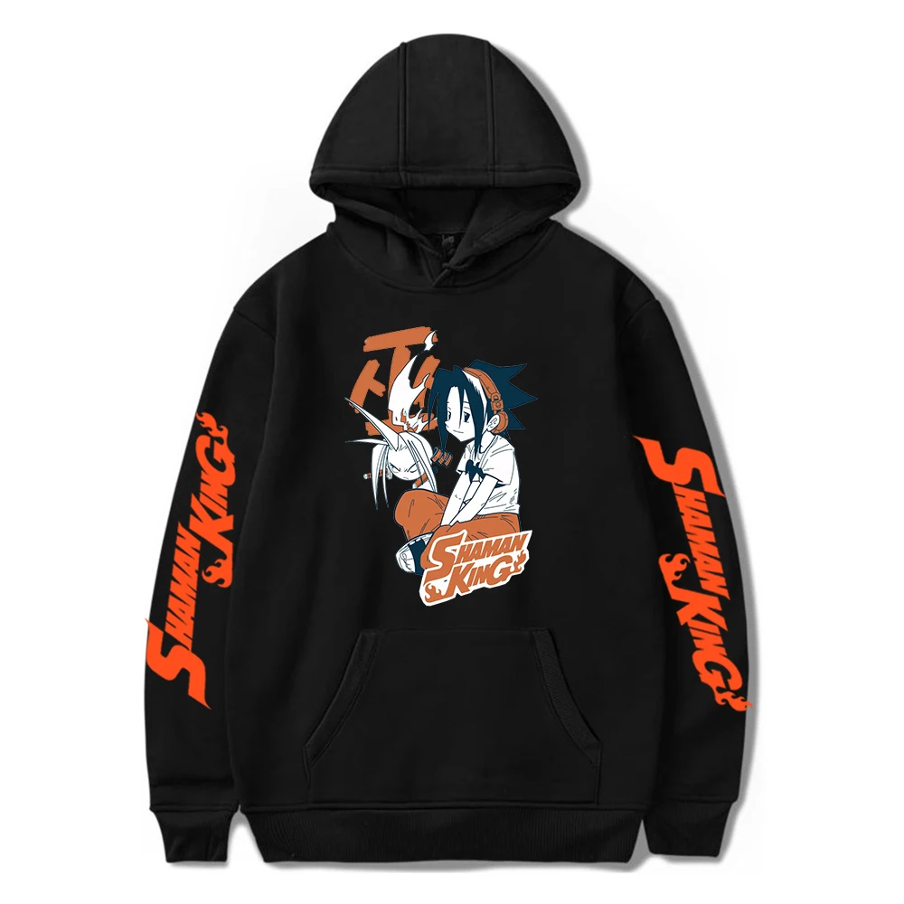 

Men's Clothes SHAMAN KING Hoodie Unisex Long Sleeve Pullover Women Men's Tracksuit Harajuku Streetwear Japanese Anime Clothes