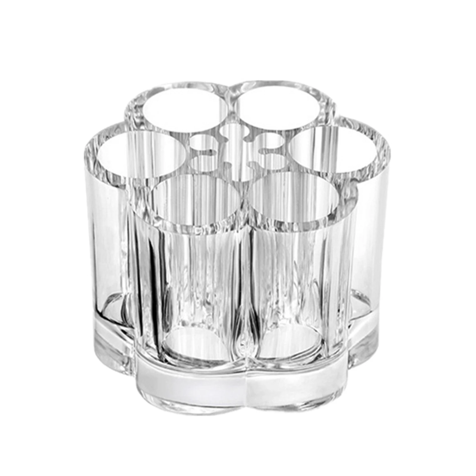 

Прозрачный органайзер для косметики, подводки для глаз, в форме цветка, с 12 отделениями