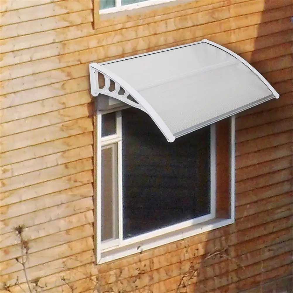 100x80 Household Door Window Rain Cover Eaves Canopy Mini Shelter