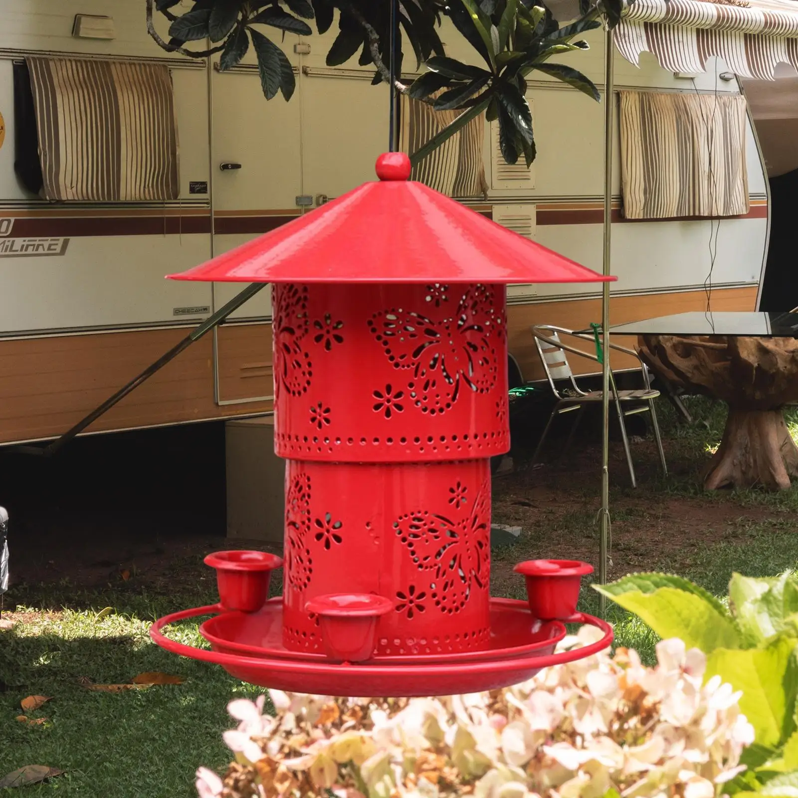 

Hummingbird Feeder Lightweight Portable Easy to Fill Hanging Small Bird Feeders for Garden Balcony Yard Small Birds Hummingbird