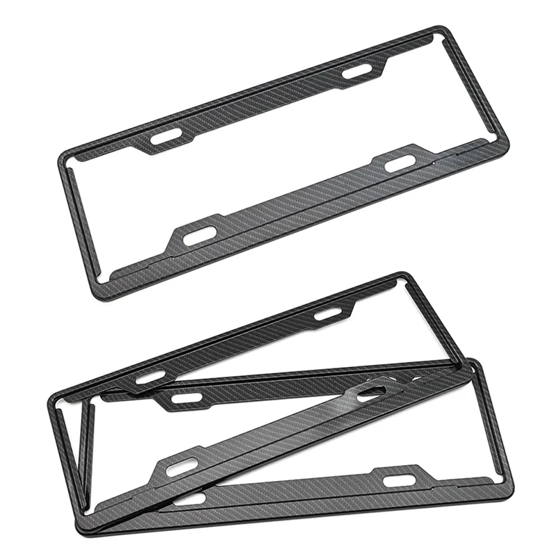

Multifunctional Anti-theft License Plate Frame Exterior License Plate Frame Alloy Modified Number Plate Frame Auto Supplies