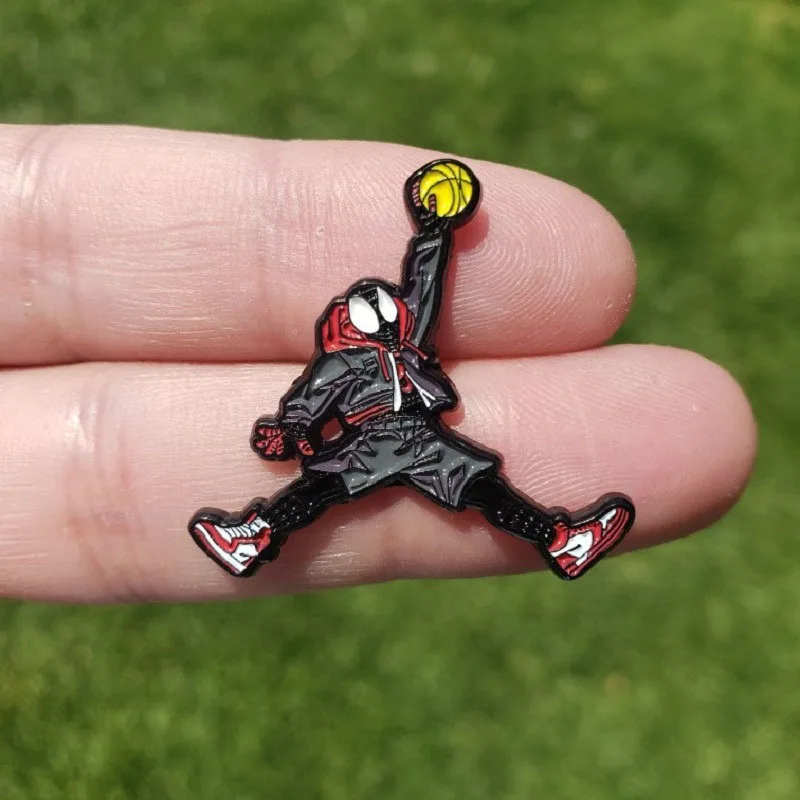

Marvel Spiderman Enamel Pin Anime Brooches Lapel Pins Enamel Brooch Badges on Backpack Jewelry Kids Clothes Accessories Decor