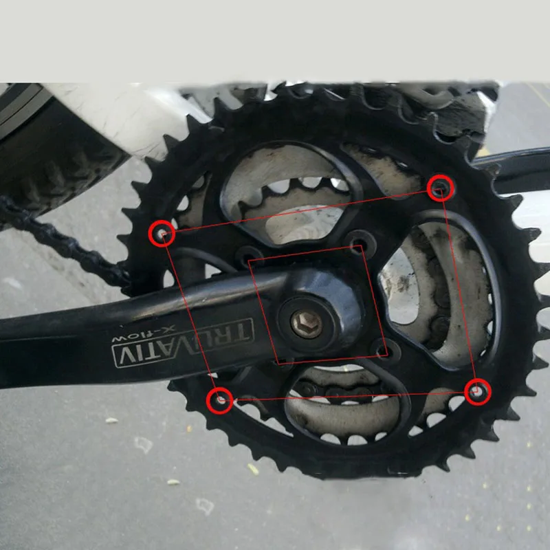 Защита звездочек для велосипедной цепи 40 42 44 46 48 50 52T шатун велосипеда - купить по