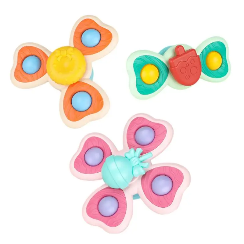 

Insect Spinning Top Toy Cartoon Anti Stress Fingertip Spinner Kids Educational Puzzle Gyro Toy Baby Classic Bath Toy