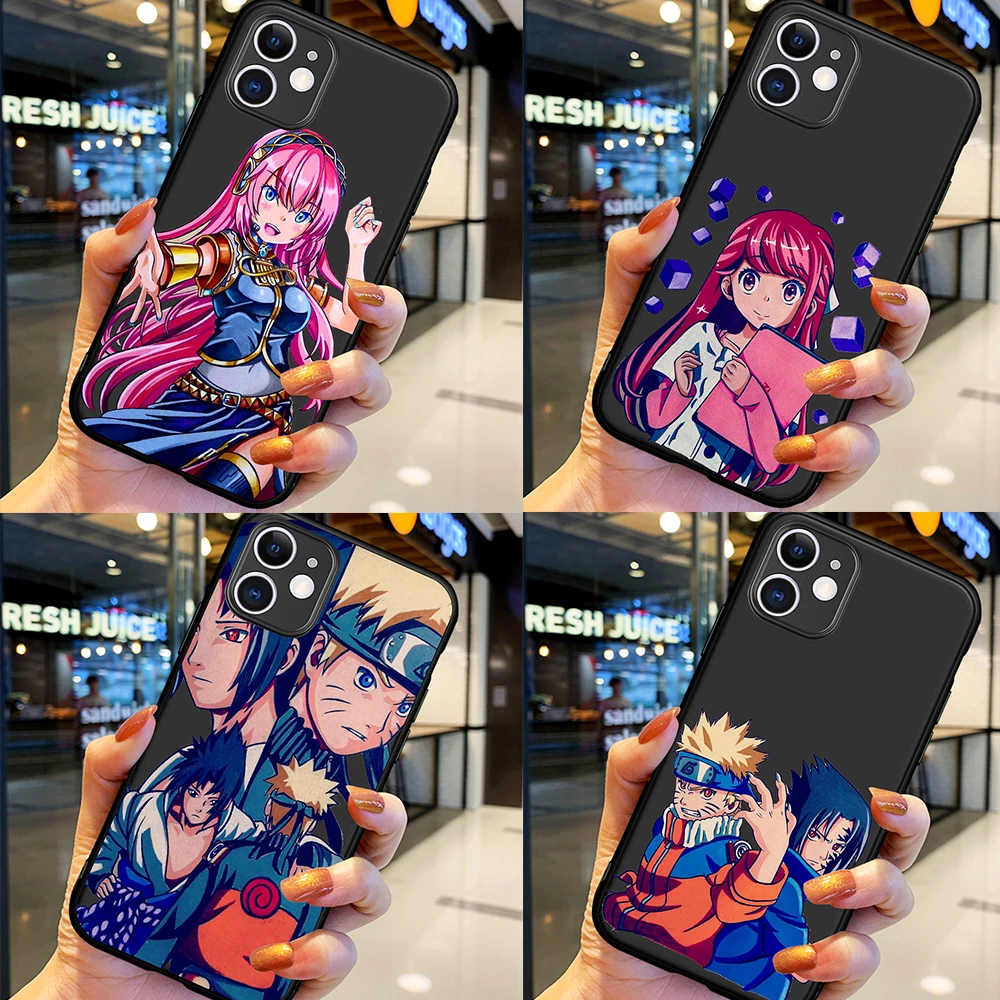 

Luxury anime cartoon color lead girl for IPhone 13 12 Pro Max 5 6 6S 7 8 SE 2020 Plus X XS XR 11 Pro Max Phone Case Coque Funda