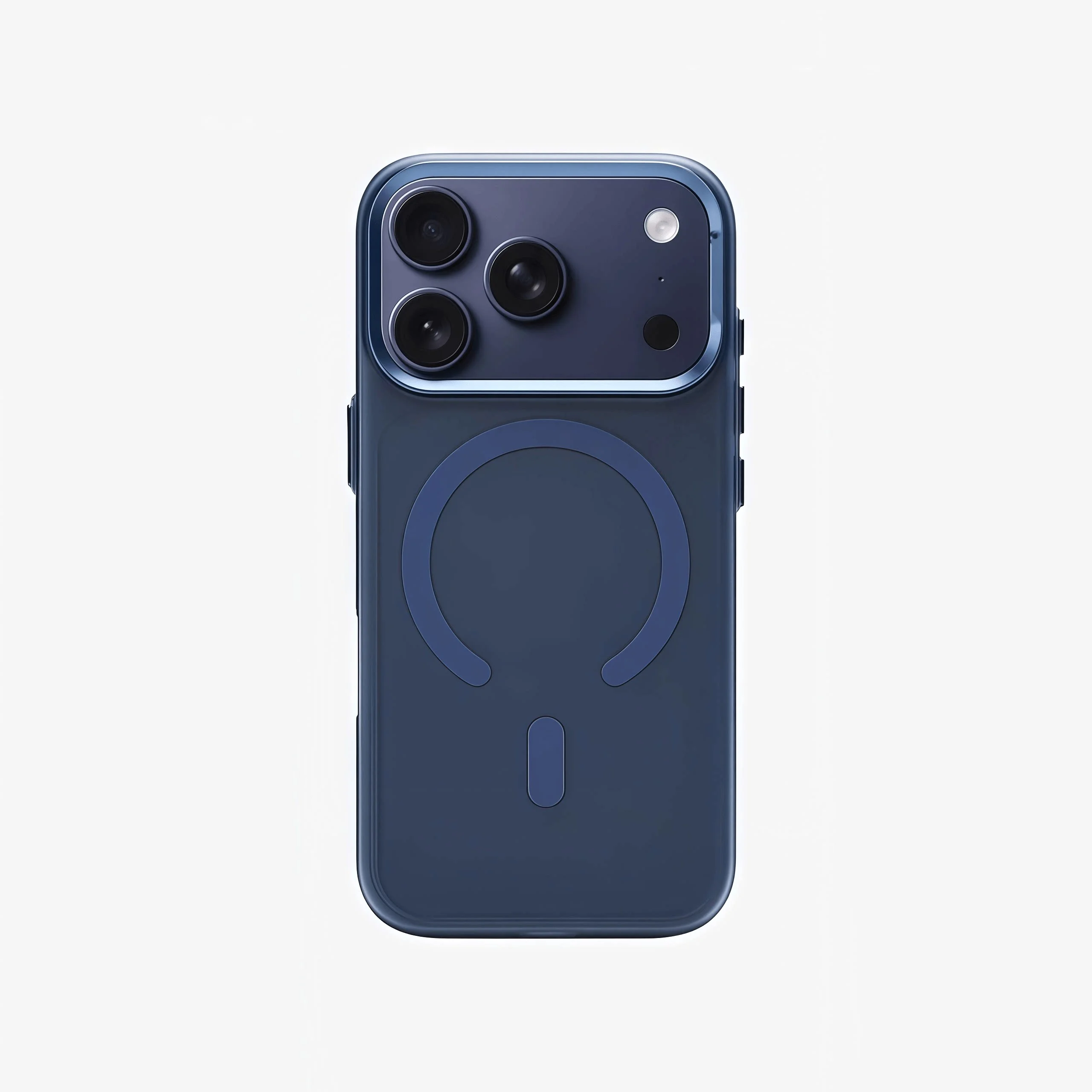 Фото Металлический матовый полупрозрачный чехол с защитой объектива для iPhone 17 16 15 Pro Max, совместимый с MagSafe, магнитный, для беспроводной зарядки, тонкий, жесткий, из поликарбоната №1