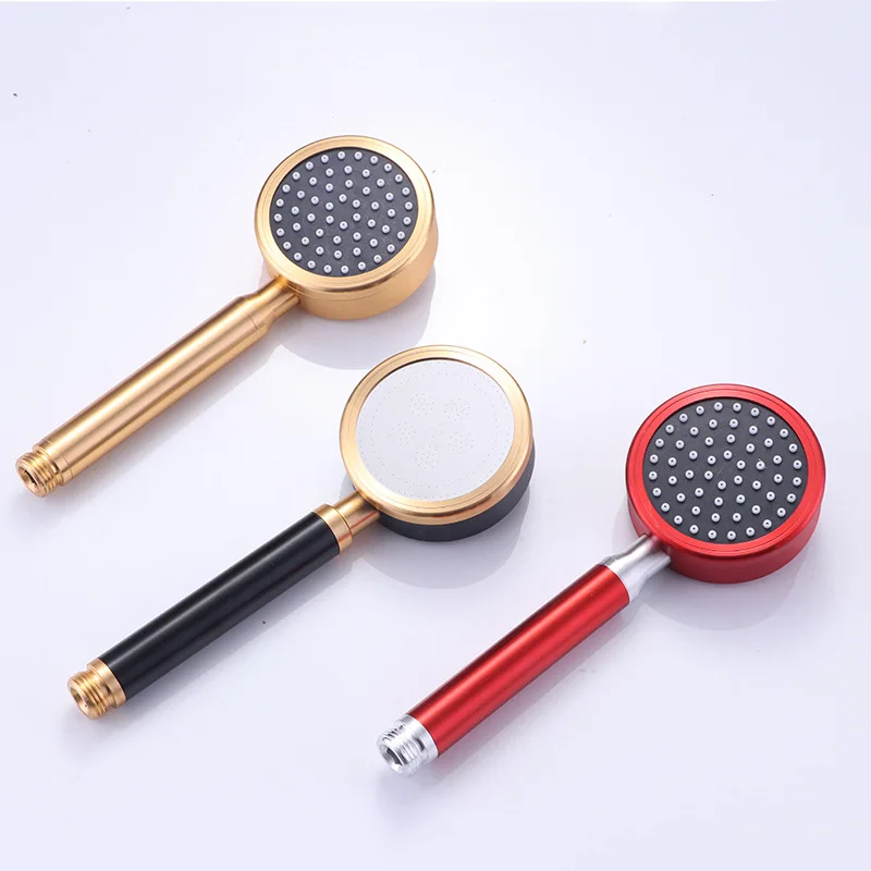 

Portable Household Shower Accessories Space Aluminum Handheld Detachable Shower Pressurized Water-saving Bathroom Nozzle