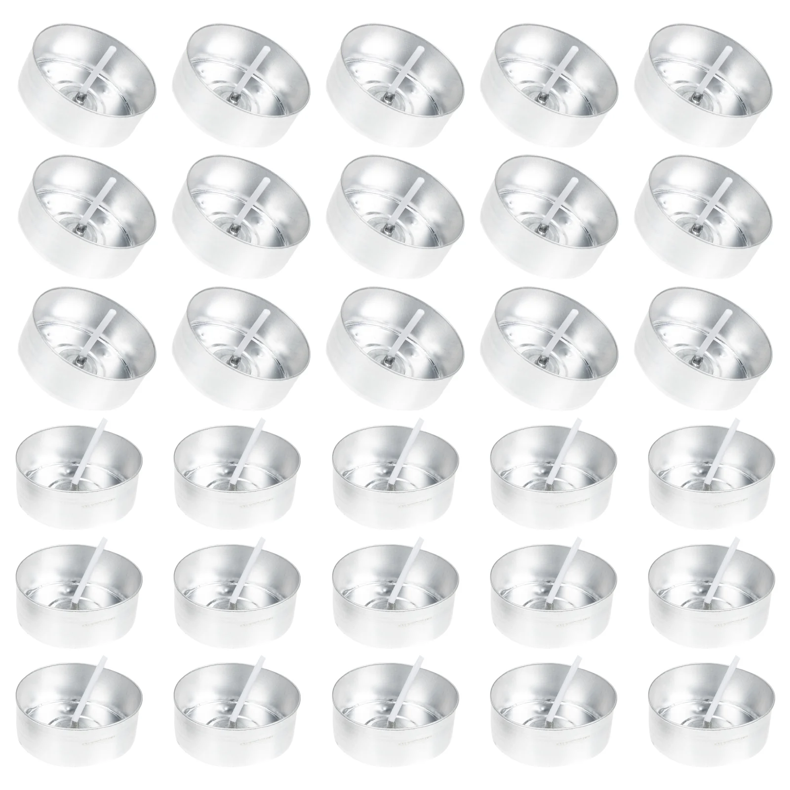 

200 Sets Casting Scented Aluminum Tealight Light Cup Metal Tea Light Cups