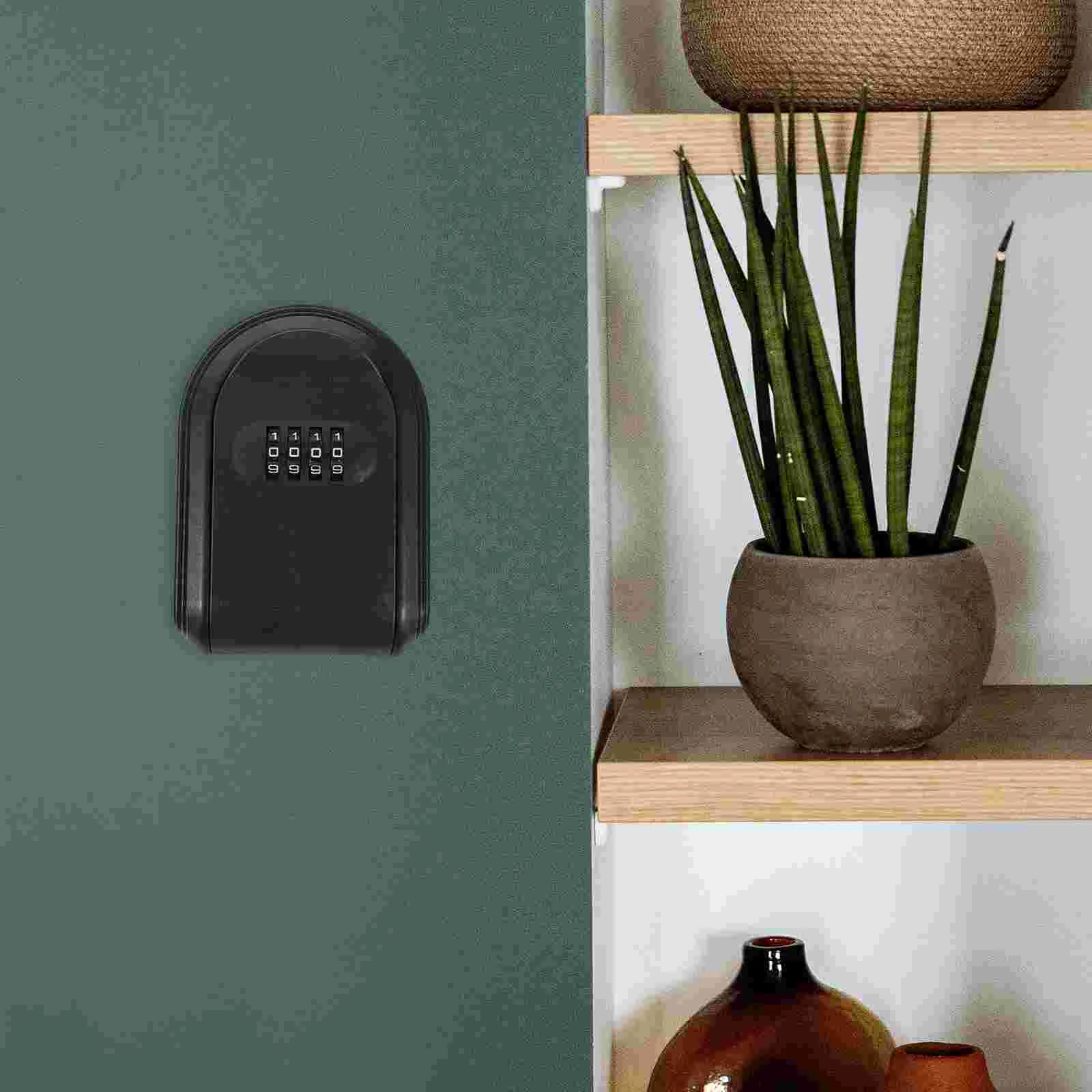 

Combination Lock Hidden Key Holder Spare Hider Password Box Lockbox Keys Outdoor