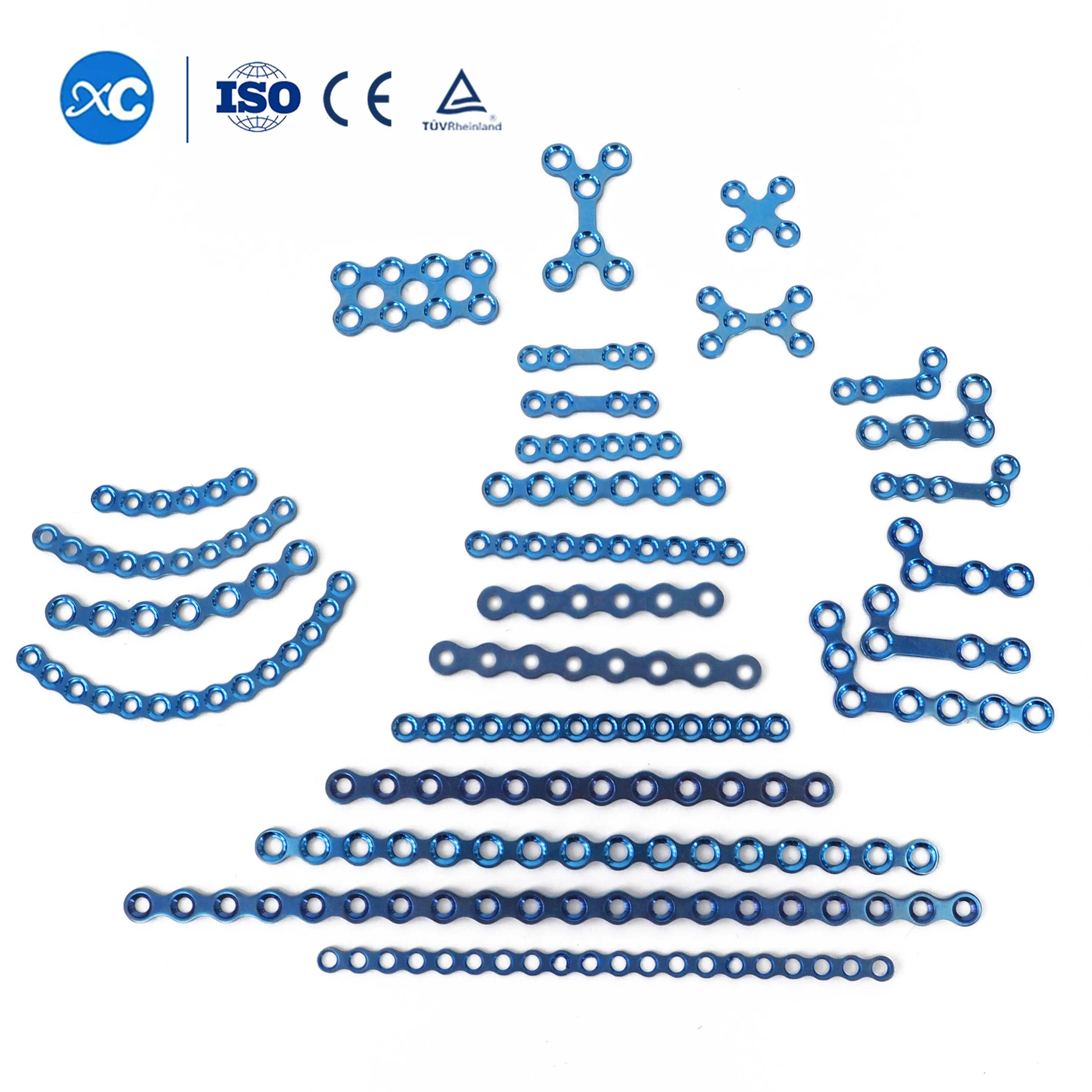 

Internal Fixation Mini Plate System 3D-printed Maxillofacial Implant, Craniomaxillofacial Plate Screw for Maxillo Facial Surgery