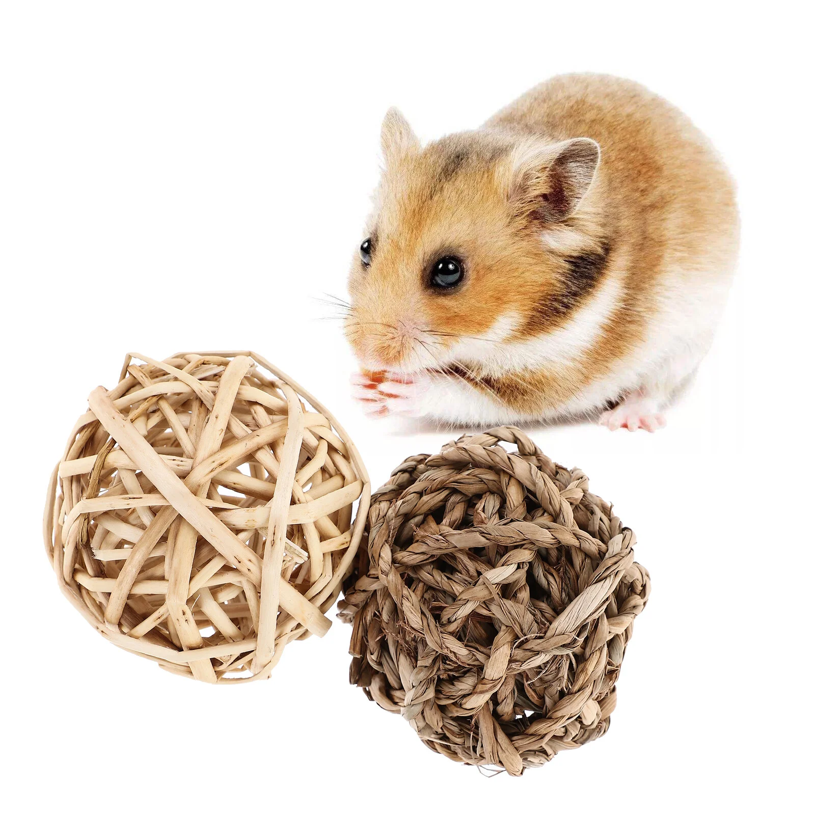 

Pet Supplies Small Animals Teeth Toy Grass Balls Toys Bunny Chew Hamster Teething Care Pets Parrots Parakeet Treats