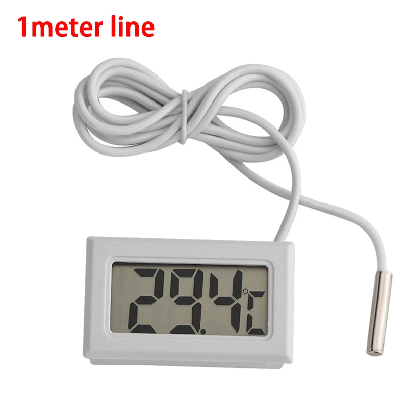 

Мини цифровой термометр с водонепроницаемым зондом