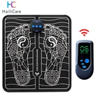 Электрическая стимуляция мышц, потенциальный коврик для ног, массаж ног, расслабляющая форма ног, улучшение кровообращения, забота о здоровье, облегчение при зарядке через USB