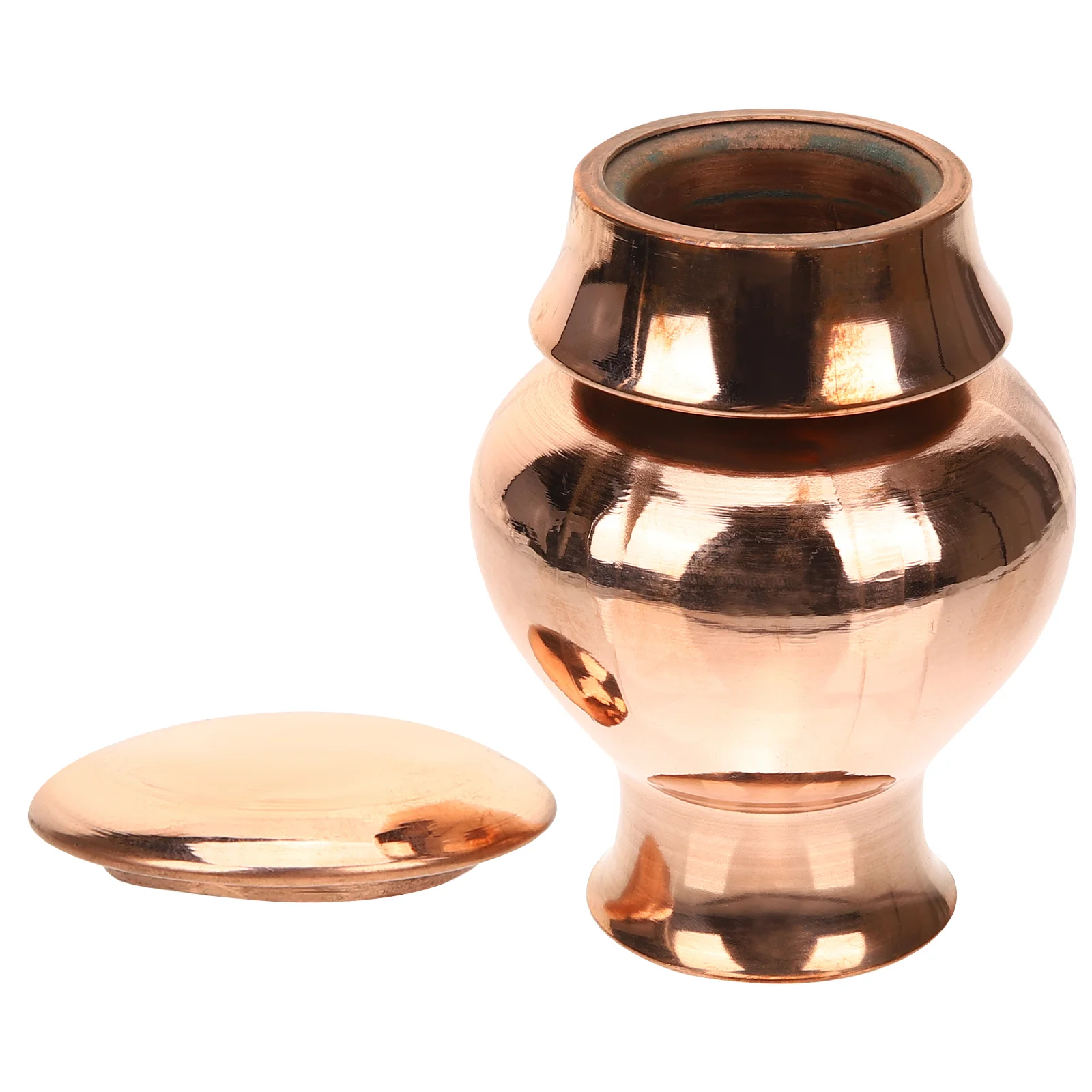 

Bottle Shape Decor Flower Vases Decorative Brass Bottle Adornment Desktop Decor Vase Tibetan Desktop Adornment