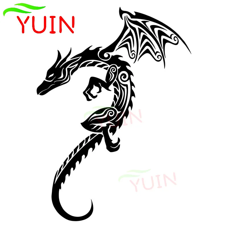 

Креативная Автомобильная наклейка YUIN в виде летающего дракона, модные автомобильные аксессуары, украшение для тела из ПВХ, водонепроницаем...