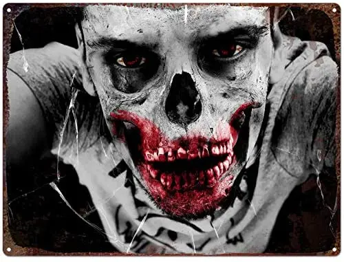 

Настенный плакат с изображением пятничной 13-й маски, оловянный плакат с изображением фильма, металлический декоративный жестяной знак, вин...