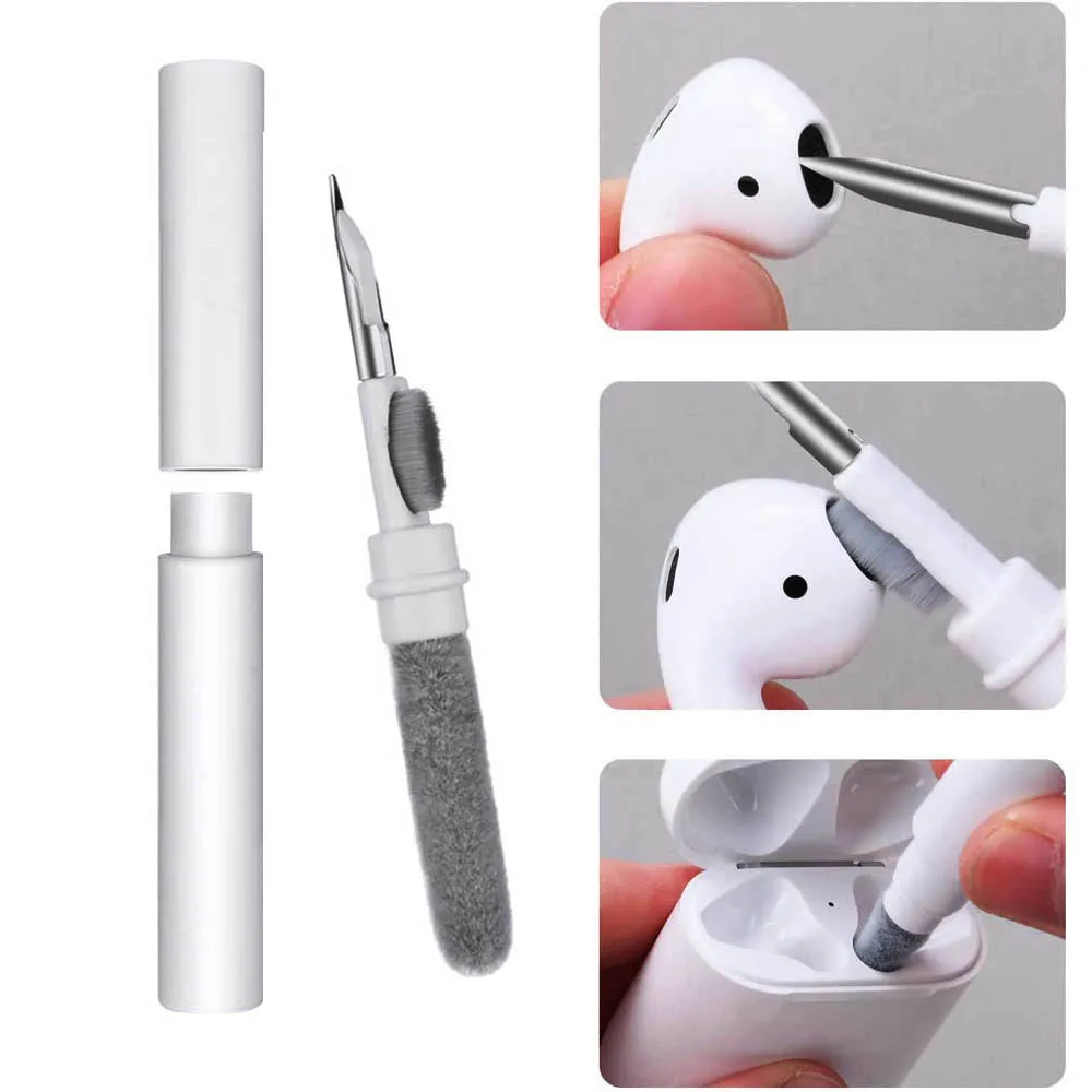Инструмент для чистки наушников с Bluetooth Airpods Pro 3 2 1 прочный Набор чехла ручка-щетка