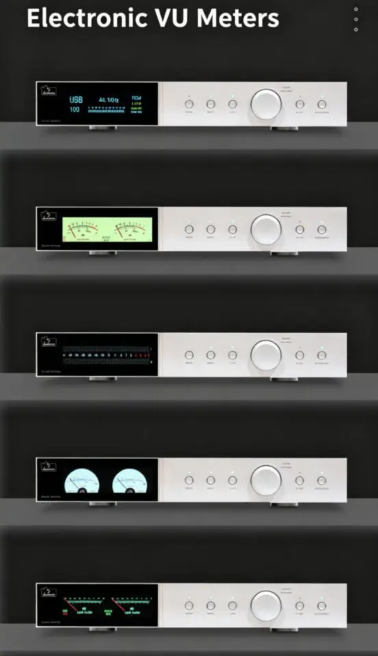 Фото Leafaudio CMD32 Quad-Core CS4308P Черный аудиофильский декодер с VU-метром для Hi-Fi музыкальных стримеров №3