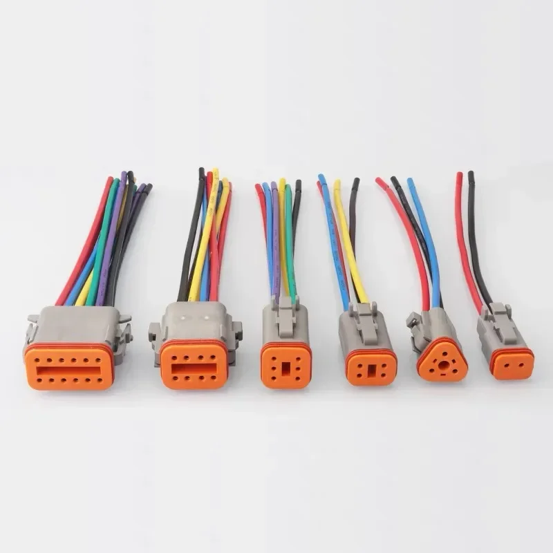 5/20/100 компл. Немецкий стиль DT разъем с 15 см жгутом проводов Водонепроницаемый