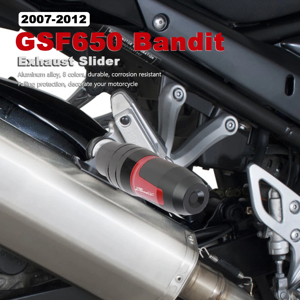 

Выхлопной слайдер GSF600 Bandit, защитная накладка для Suzuki GSF 250 400 600 650 S 650 S GSF600S GSF650 GSF650S GSF250 Bandit