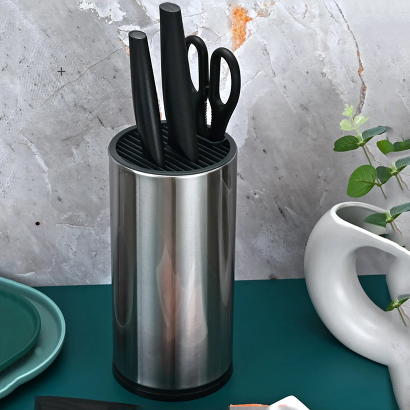 

Стеллаж из нержавеющей стали для хранения кухонных инструментов