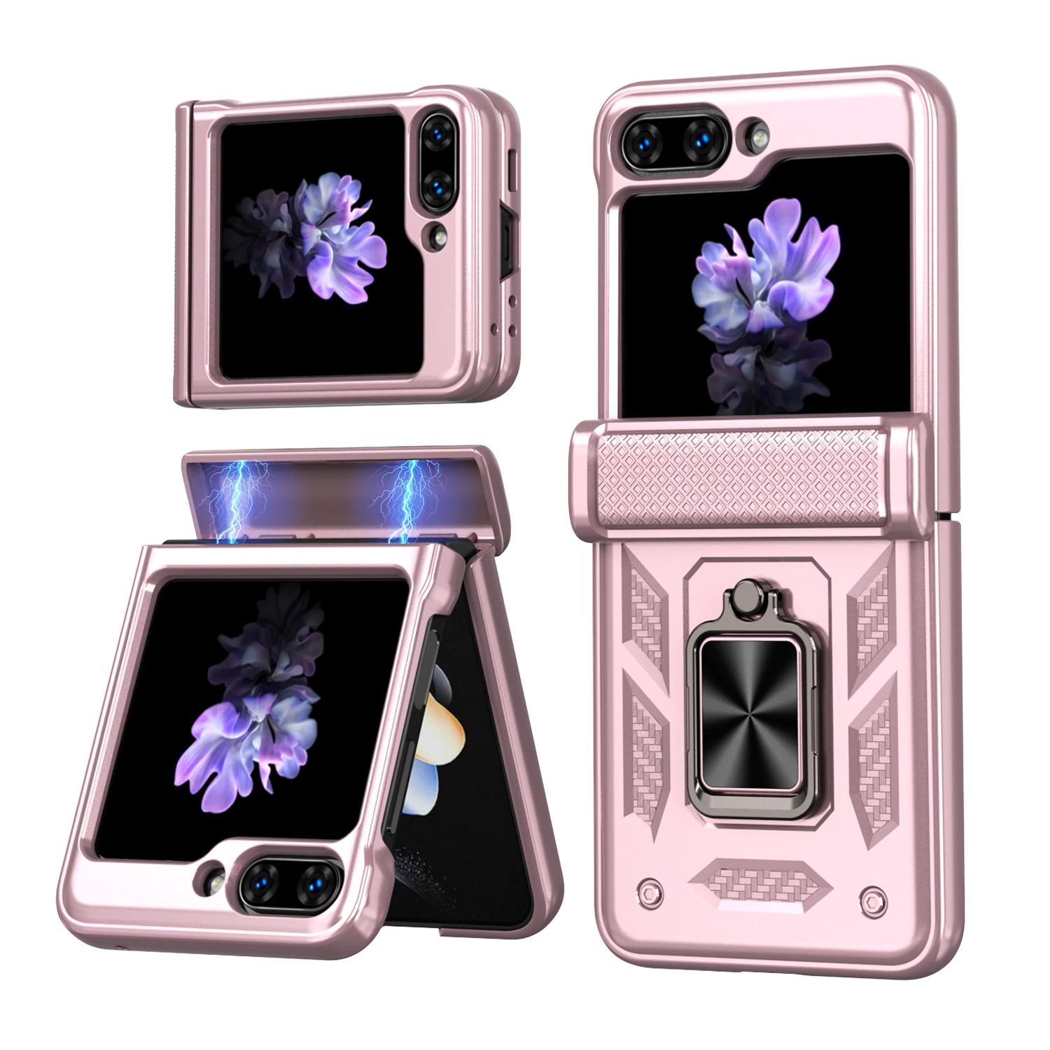 

latest style Anti-Drop Precise Cutout Armor Cases for Samsung Galaxy Z Flip 5 5G Mobile Phone Accessories for Samsung Z Flip5