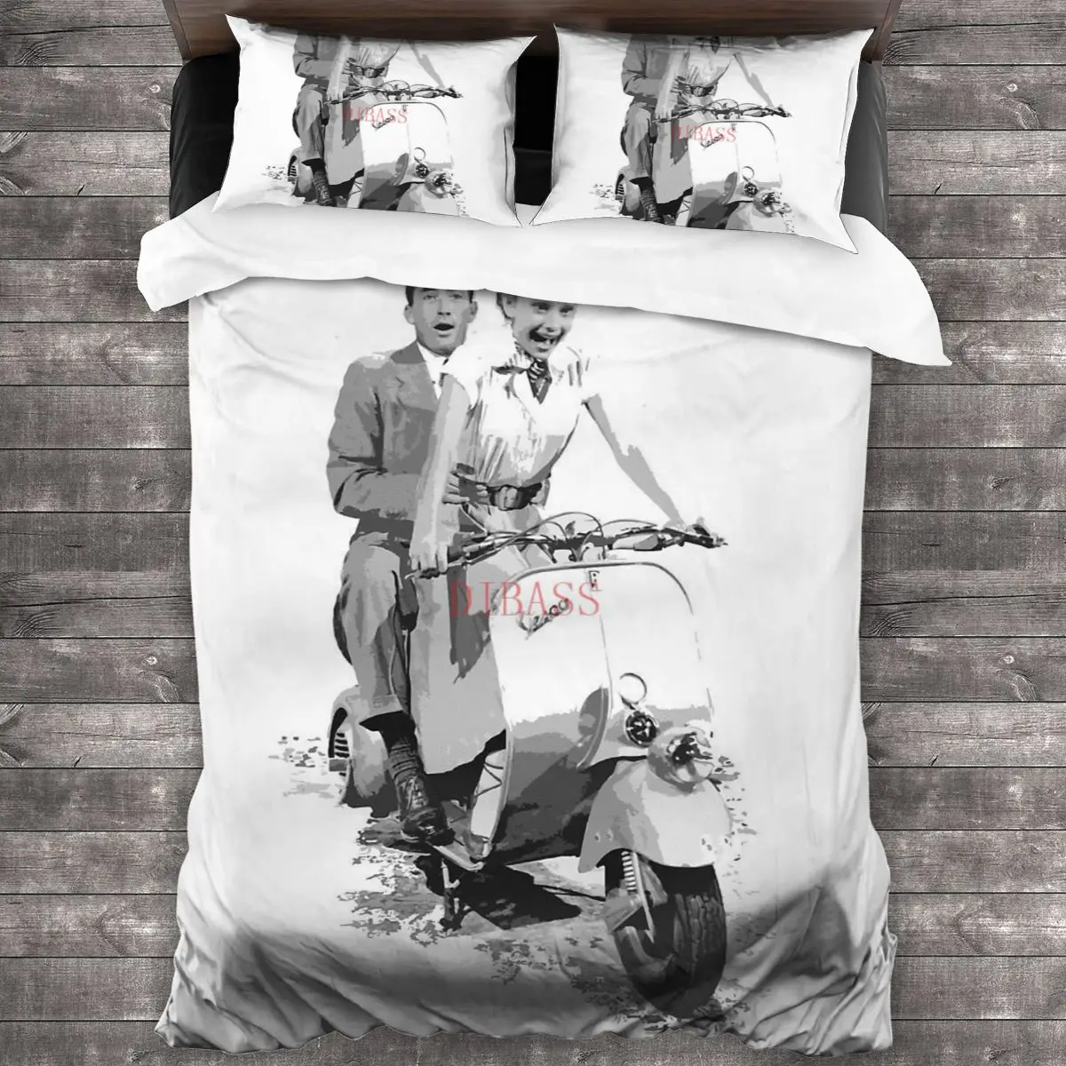 

Rome Soft Microfiber Comforter Set with 2 Pillowcase, Quilt Cover With Zipper Closure King Size Comforter Cover