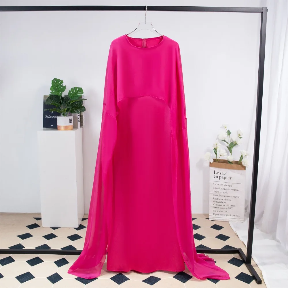 Женское Элегантное Лоскутное Длинное Платье Мусульманский Скромный Наряд